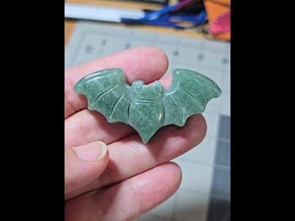 Green Aventurine Bat Carving