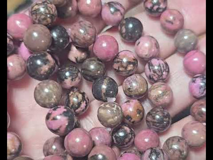 8mm Rhodonite