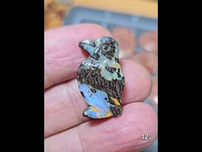 #12 Carved Boulder Opal