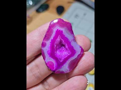 #18 Druzy Agate Slice