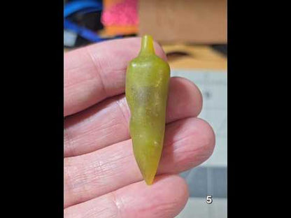#1 Lemon Jade Chili Pepper Carving