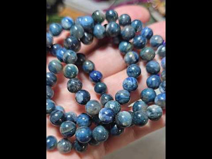 8mm Namibia Blue Sugilite Bracelet