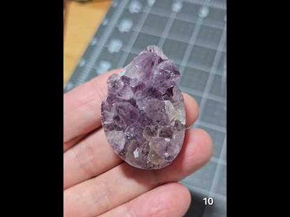 #10 Amethyst Druzy Cabochon
