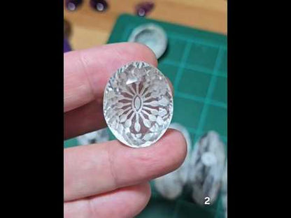 #2 intaglio Engraved Quartz