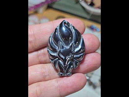 Terahertz Nine-Tailed Fox Pendant