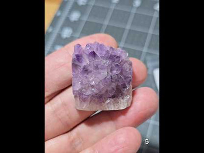 #5 Amethyst Druzy Cabochon