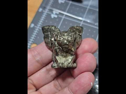 #1 Gold Pyrite Gargoyle