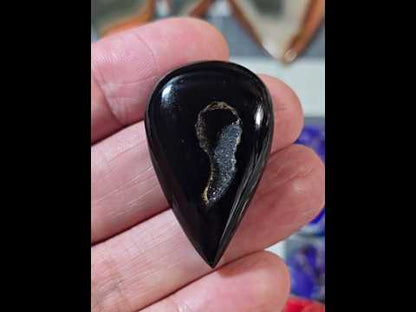 #11 Black Druzy Agate