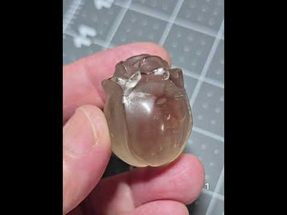 #1 Smoky Quartz Rose Bud