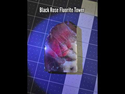#2 Black Rose Fluorite (UV reactive)