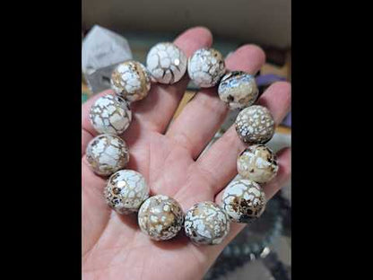 20mm Snowflake Agate