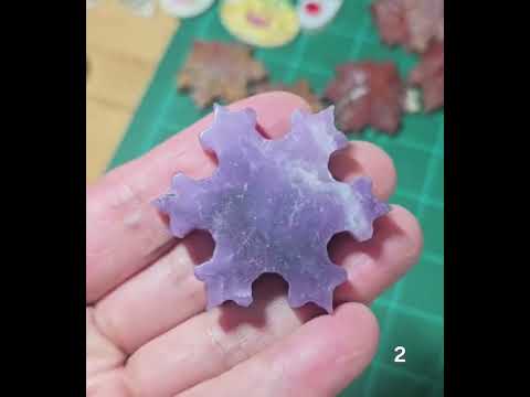 #2 Purple Mica Snowflake