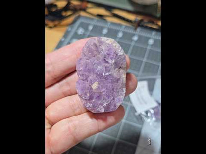 #1 Amethyst Druzy Cabochon