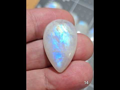 #14 Rainbow Flash Moonstone