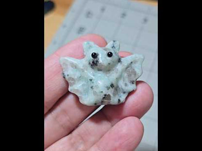 Kiwi Jasper Bat Carving