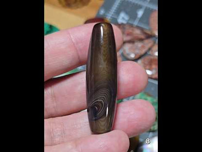 #8 Banded Agate Statement Bead