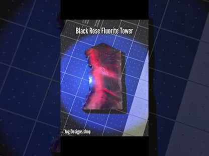 #1 Black Rose Fluorite (UV reactive)