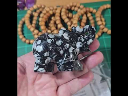 Fossil Stone Elephant