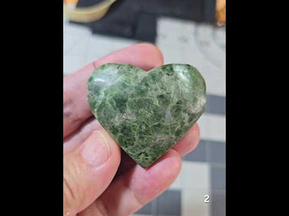 #2 Dioptase Carved Heart
