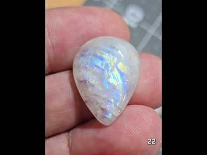 #22 Rainbow Flash Moonstone