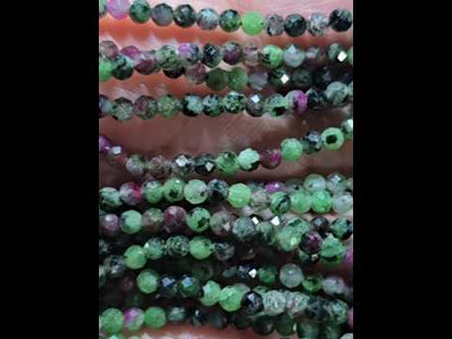 3mm Ruby Zoisite Faceted