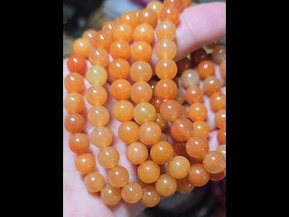 8mm Orange Aventurine Bracelet