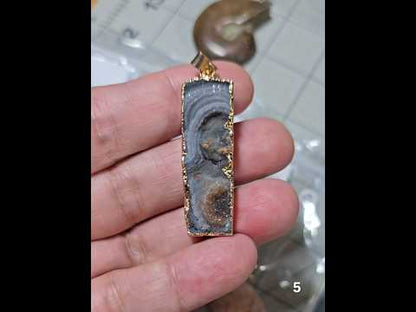 #5 Desert Druzy Pendant