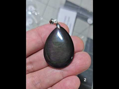 #2 Rainbow Obsidian Pendant