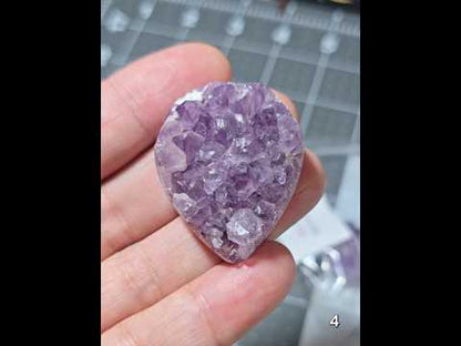 #4 Amethyst Druzy Cabochon