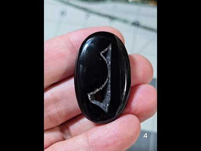 #4 Black Druzy Agate