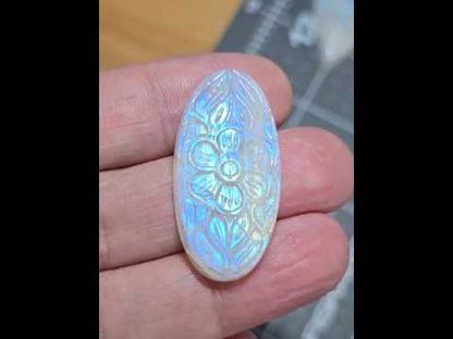 #6 Mughal Carved Moonstone