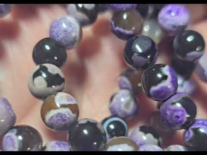 8mm Purple Orca Agate