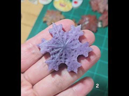 #2 Purple Mica Snowflake