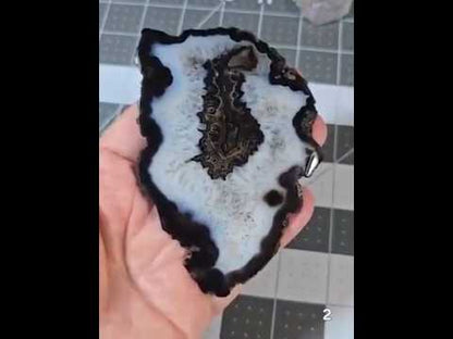 #2 Large Druzy Agate Slice