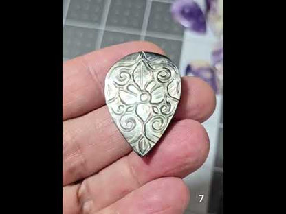 #7 Carved Mother Of Pearl