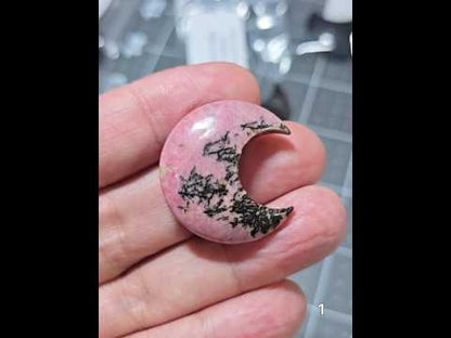 #1 Rhodonite Moon