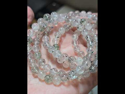 6mm Biotite Mica in Quartz Bracelets