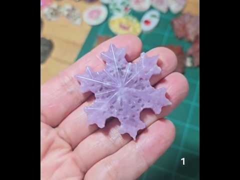 #1 Purple Mica Snowflake
