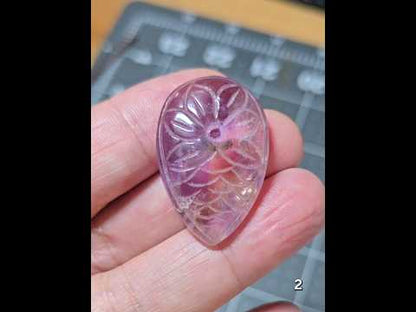 #2 Carved Ametrine Cabochon