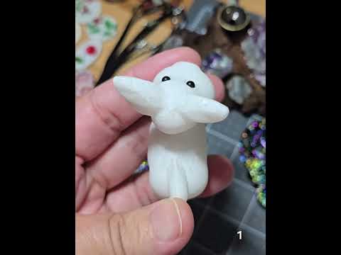 #1 White Jade Reindeer