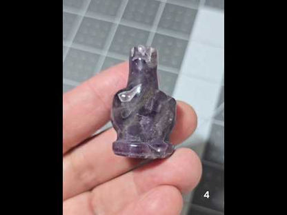 #4 - 1.5" Dream Amethyst Middle Finger Gesture