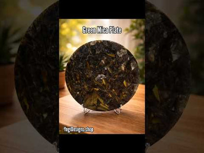 10" Green Mica Plate