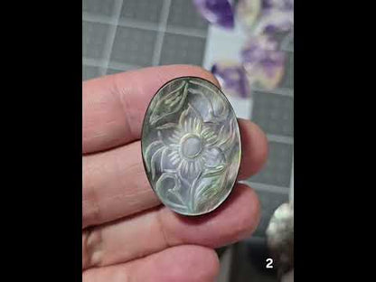 #2 Carved Mother Of Pearl