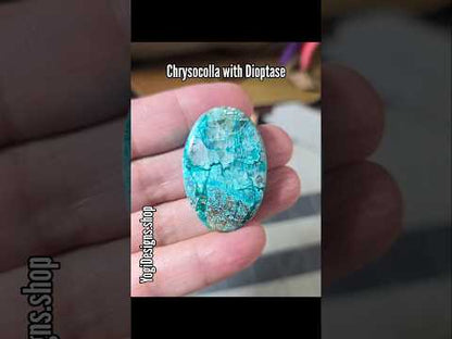 #1 Chrysocolla with Dioptase