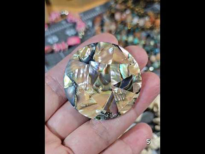 #5 Statement Shell Mosaic Cabochons