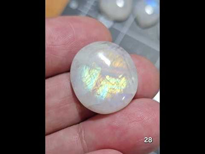 #28 Rainbow Flash Moonstone