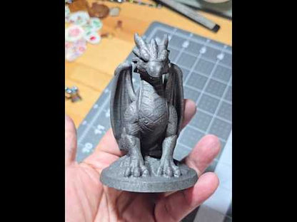 Shungite Dragon Carving