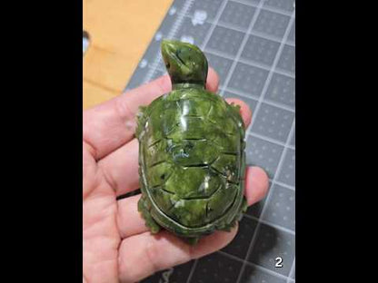 #2 Serpentine Jade Turtle