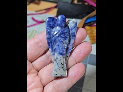 Lapis Lazuli Healing Angel Carving