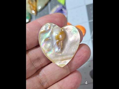 #4 Mother-of-Pearl Heart Pendant